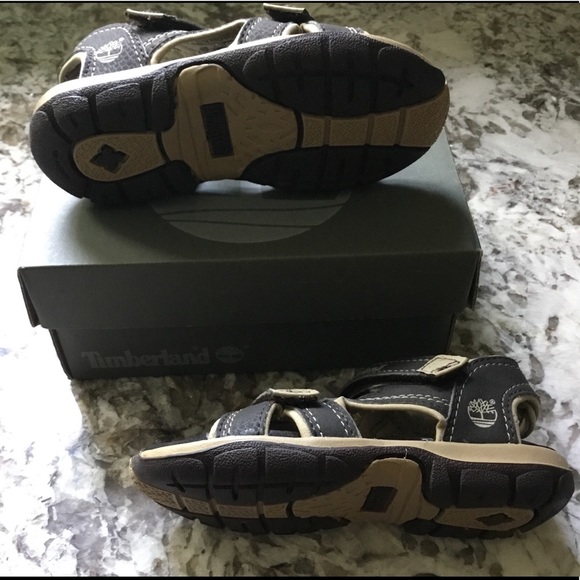 Timberland Mad River 2-Strap Brown Tan Size 9 - Picture 5 of 8